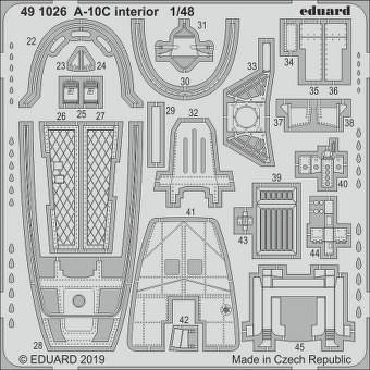 Eduard 491026 A-10C interior for Italeri 1:48