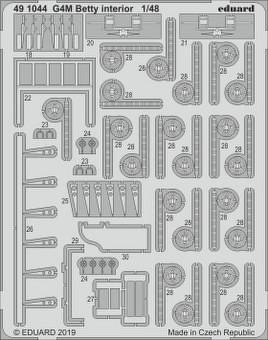 Eduard 491044 G4M Betty interior for Tamiya 1:48