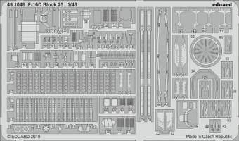 Eduard 491048 F-16C Block 25 for Tamiya 1:48