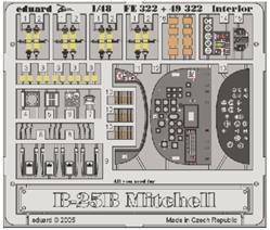 Eduard 49322 B-25B Mitchell interior for Accurate Miniatures 1:48