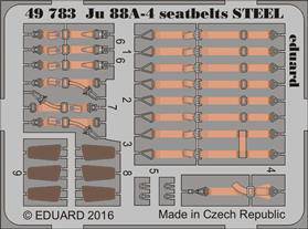 Eduard 49783 Ju 88A-4 seatbelts Steel for ICM 1:48