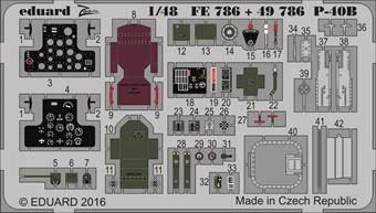 Eduard 49786 P-40B for Airfix 1:48