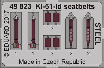 Eduard 49823 Ki-61-Id seatbelts Steel for Tamiya 1:48