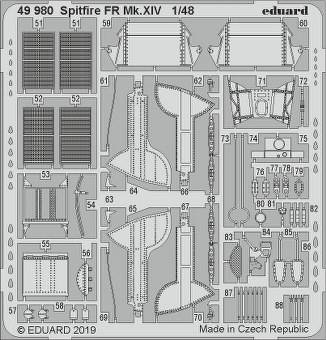 Eduard 49980 Spitfire Mk.XIV for Airfix 1:48
