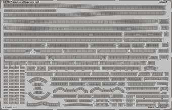 Eduard 53073 Yamato railings new tool for Tamiya 1:350