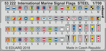Eduard 53222 International Marine Signal Flags Steel 1:700