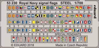 Eduard 53230 Royal Navy signal flags Steel 1:700