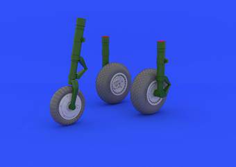 Eduard 632031 Me 262 wheels for Trumpeter 1:32