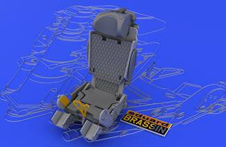 Eduard 648030 MiG-21 seat Late for Eduard 1:48
