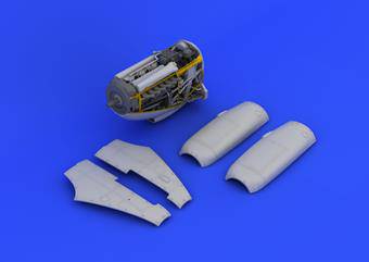 Eduard 648112 SpitfireMk.IX engine for Eduard 1:48