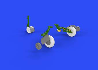 Eduard 648268 MiG-23BN wheels for Trumpeter 1:48