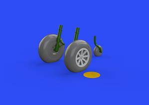 Eduard 648270 P-40B wheels for Airfix 1:48