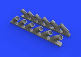 Eduard 648470 SpitfireMk.XIV exhaust stacks forAirfix 1:48