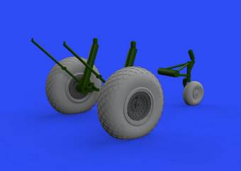 Eduard 648529 B-17 wheels for HKM 1:48