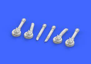 Eduard 672133 B-17G turbochargers for Airfix 1:72