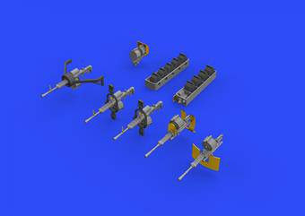 Eduard 672157 H8K2 Emily guns for Hasegawa 1:72