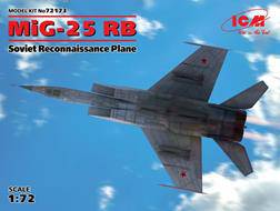 ICM 72173 MiG-25 RB Soviet Reconnaissance Plane 1:72