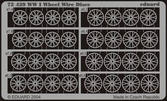 Eduard 72439 WWI Wheel Wire Discs 1:72