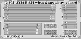 Eduard 72602 Avia B.534 wires & stretchers for Eduard 1:72