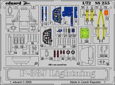 Eduard 73255 P-38J Lightning 1:72
