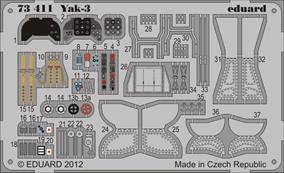Eduard 73411 Yak-3for Zvezda 1:72