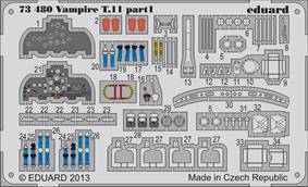 Eduard 73480 Vampire T.11 for Airfix 1:72
