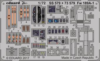 Eduard 73579 Fw 189A-1 for ICM 1:72