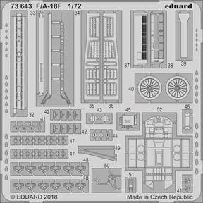 Eduard 73643 F/A-18F for Academy 1:72