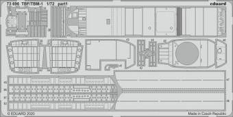 Eduard 73696 TBF/TBM-1 Avenger for Hasegawa 1:72