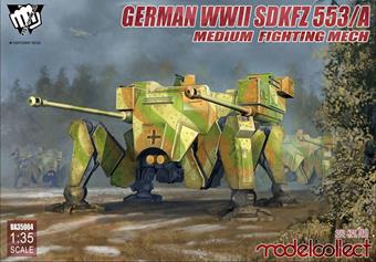 Modelcollect UA35004 Fist of War German WWII Sdkfz 553/A medium fighting Mech 1:35