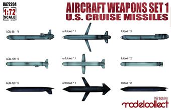 Modelcollect UA72204 Aircraft weapons set U.S. cruise missile 1:72