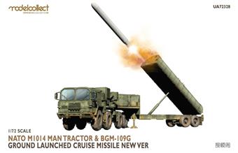 Modelcollect UA72328 Nato M1014 MAN Tractor&BGM-109G Ground Launched Cruise Missile new Ver 1:72