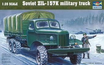 Trumpeter 01003 ZIL-157K Soviet Military Truck w/Canvas 1:35