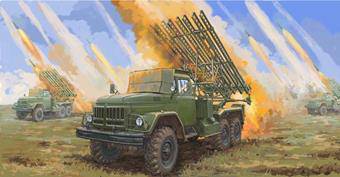 Trumpeter 01062 Soviet 2B7R Multiple Rocket LauncherBM13 NMM 1:35