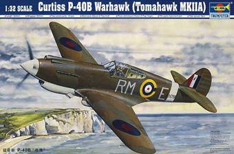 Trumpeter 02228 Curtiss P-40B Warhawk 1:32