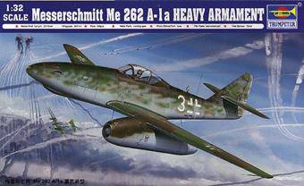 Trumpeter 02260 Messerschmitt Me 262 A-1a Heavy Armament (with R4M Rocket) 1:32