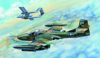 Trumpeter 02889 US A-37B Dragonfly Light Ground-Attack 1:48