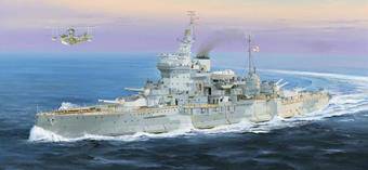 Trumpeter 05325 Battleship HMS Warspite 1:350