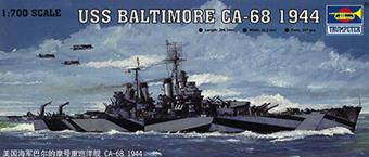 Trumpeter 05725 USS Baltimore CA-68 1944 1:700