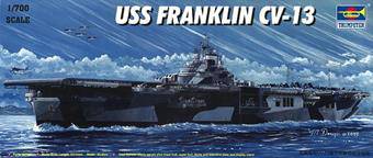 Trumpeter 05730 Aircraft Carrier USS Franklin CV-13 1:700