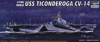 Trumpeter 05736 USS Ticonderoga CV-14 1:700