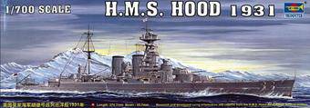 Trumpeter 05741 HMS HOOD 1931 1:700