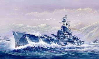 Trumpeter 05762 USS Alabama (BB-60) 1:700