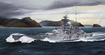 Trumpeter 05766 German cruiser Prinz Eugen 1942 1:700