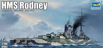 Trumpeter 06718 HMS Rodney 1:700