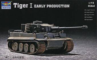 Trumpeter 07242 Tiger 1 Tank (Early) 1:72