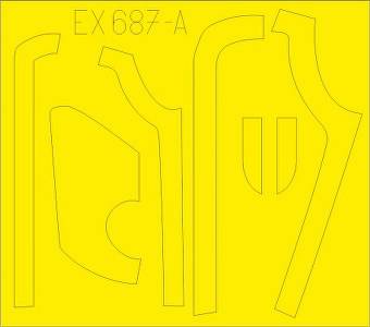Eduard EX687 B-17G antiglare panels (DL & BO production) for HKM 1:48