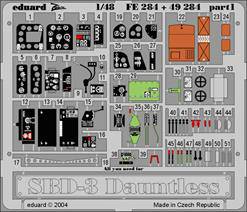 Eduard FE284 SBD-3 Dauntless for Accurate Miniatures 1:48