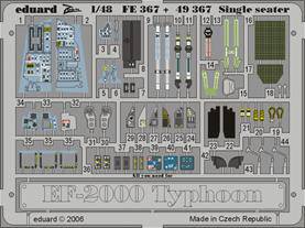 Eduard FE367 EF-2000 Typhoon Single Seater for Revell 1:48
