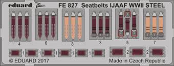 Eduard FE827 Seatbelts IJAAF WWII Steel 1:48